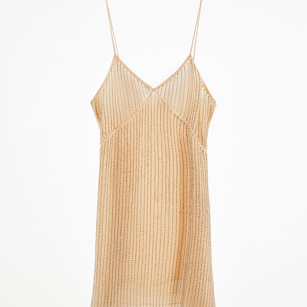 Zara Beaded Mini Dress